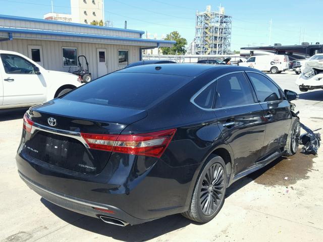 4T1BK1EBXGU221378 - 2016 TOYOTA AVALON XLE BLACK photo 4