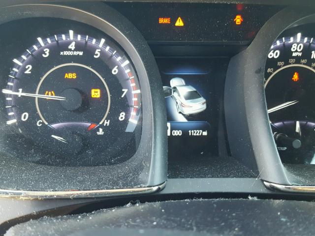 4T1BK1EBXGU221378 - 2016 TOYOTA AVALON XLE BLACK photo 8