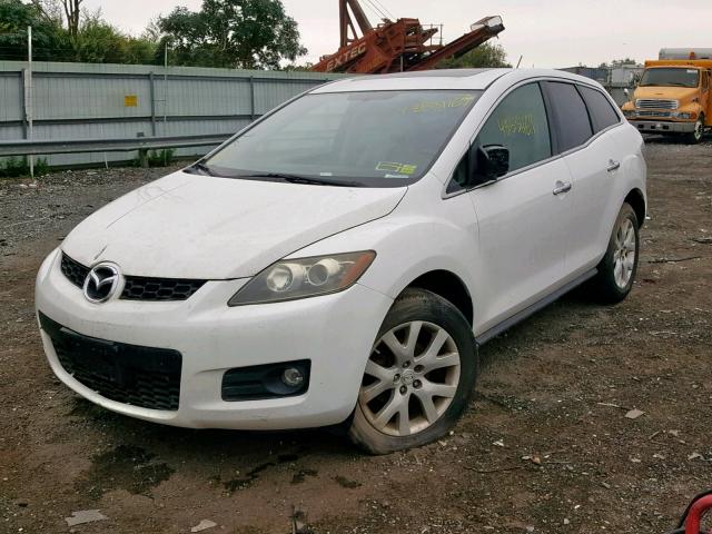 JM3ER29L480169610 - 2008 MAZDA CX-7 WHITE photo 2