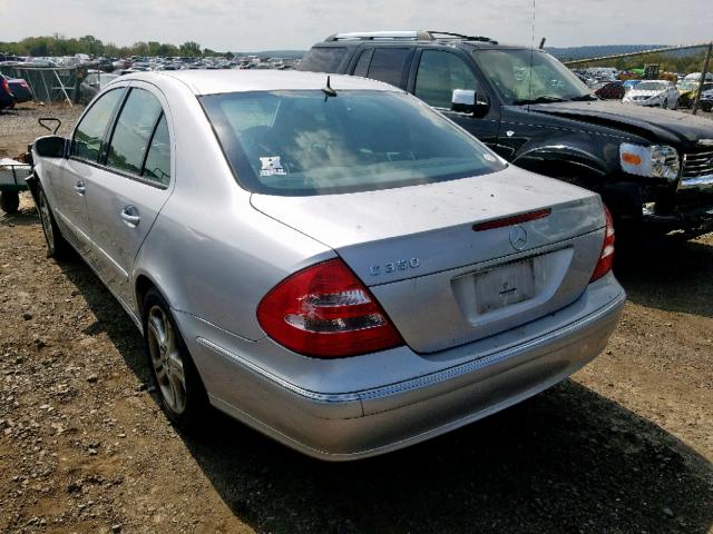 WDBUF56J16A823034 - 2006 MERCEDES-BENZ E 350 SILVER photo 3