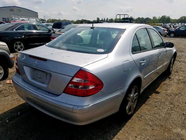 WDBUF56J16A823034 - 2006 MERCEDES-BENZ E 350 SILVER photo 4