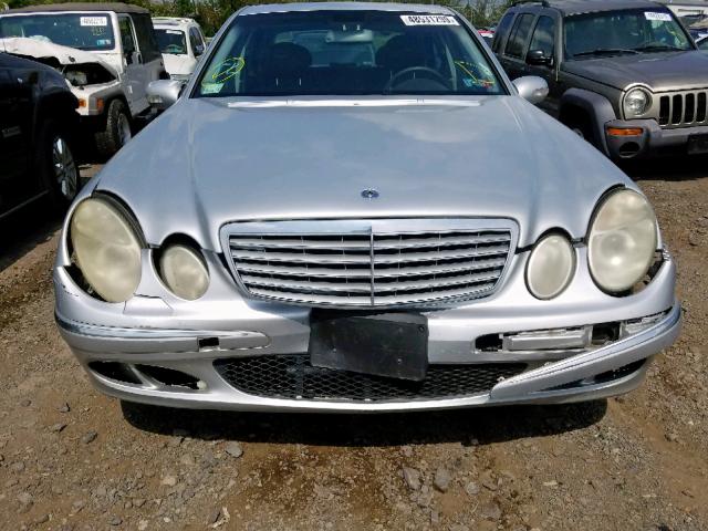 WDBUF56J16A823034 - 2006 MERCEDES-BENZ E 350 SILVER photo 9