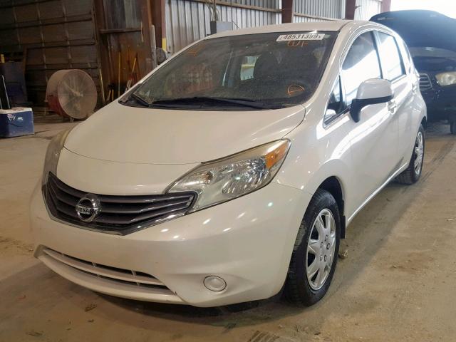 3N1CE2CPXEL398284 - 2014 NISSAN VERSA NOTE WHITE photo 2