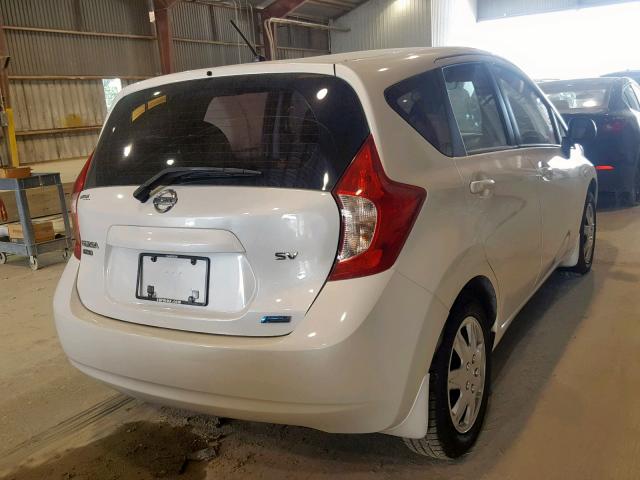 3N1CE2CPXEL398284 - 2014 NISSAN VERSA NOTE WHITE photo 4