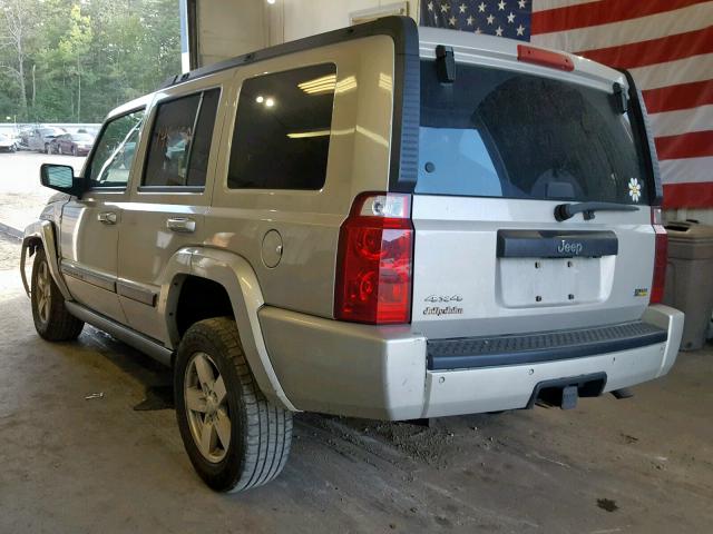 1J8HG48P57C573419 - 2007 JEEP COMMANDER ვერცხლისფერი ფოტო 3