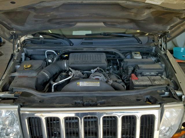 1J8HG48P57C573419 - 2007 JEEP COMMANDER ვერცხლისფერი ფოტო 7