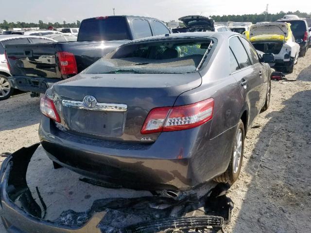 4T4BF3EK3BR167596 - 2011 TOYOTA CAMRY BASE GRAY photo 4