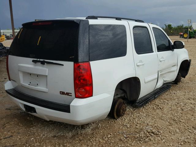 1GKFC13J57J106027 - 2007 GMC YUKON WHITE photo 4