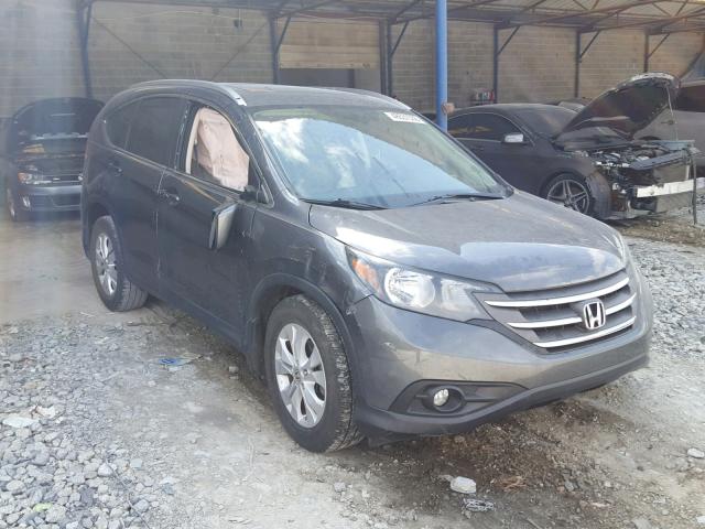 2HKRM3H76CH502582 - 2012 HONDA CR-V EXL GRAY photo 1