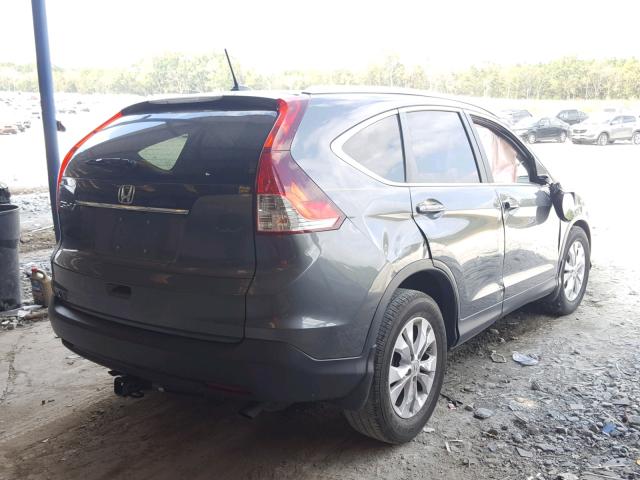 2HKRM3H76CH502582 - 2012 HONDA CR-V EXL GRAY photo 4