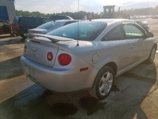 1G1AL15FX77343259 - 2007 CHEVROLET COBALT LT SILVER photo 4