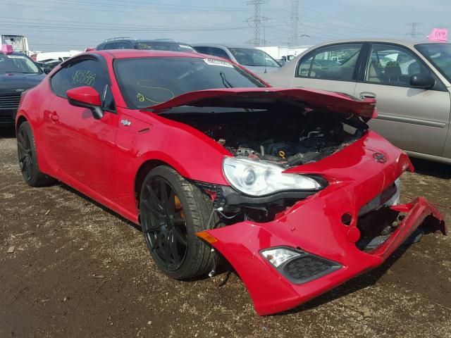 JF1ZNAA13D2733620 - 2013 TOYOTA SCION FR-S RED photo 1