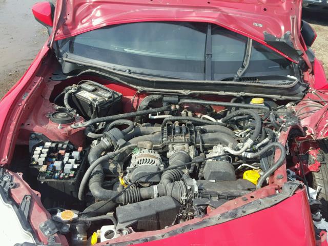 JF1ZNAA13D2733620 - 2013 TOYOTA SCION FR-S RED photo 7