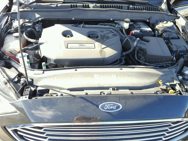 3FA6P0K95HR181955 - 2017 FORD FUSION TIT BLACK photo 7