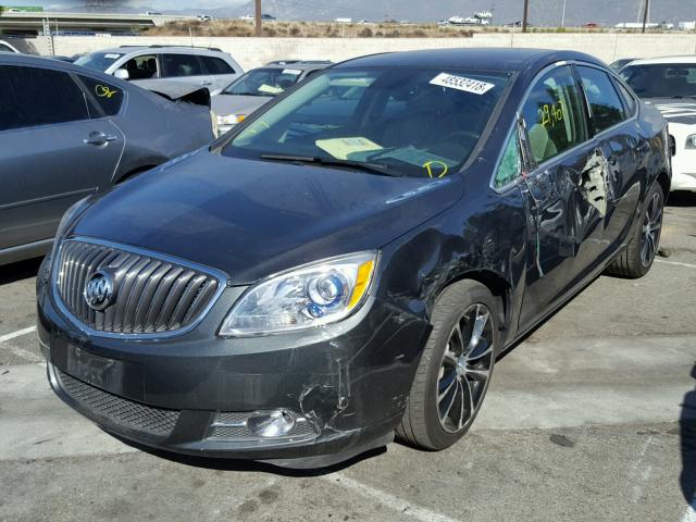 1G4PR5SK8H4122010 - 2017 BUICK VERANO SPO CHARCOAL photo 2