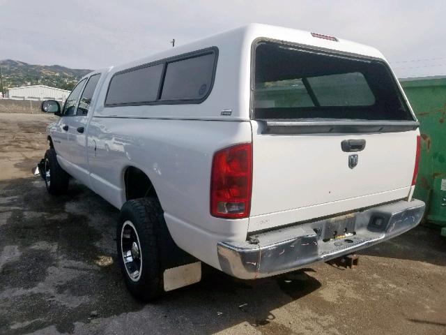3D7KS28D26G257824 - 2006 DODGE RAM 2500 S თეთრი ფოტო 3