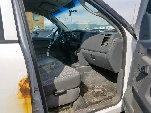 3D7KS28D26G257824 - 2006 DODGE RAM 2500 S თეთრი ფოტო 5