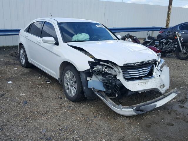 1C3CCBAB6CN319902 - 2012 CHRYSLER 200 LX WHITE photo 1