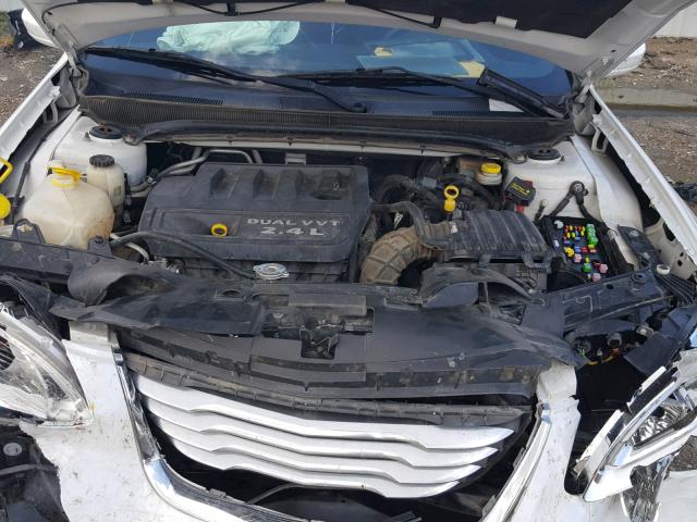 1C3CCBAB6CN319902 - 2012 CHRYSLER 200 LX WHITE photo 7