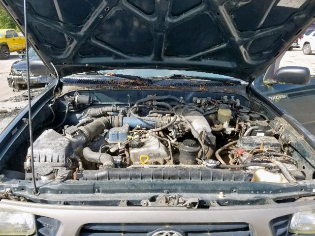 4TAPM62N1TZ136857 - 1996 TOYOTA TACOMA GREEN photo 7