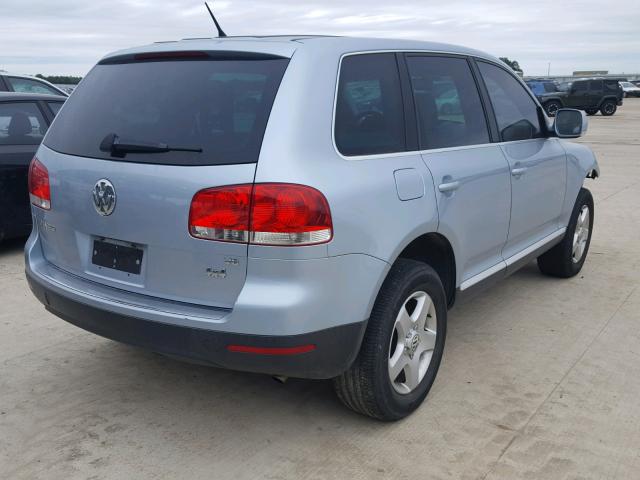 WVGZG77LX6D018031 - 2006 VOLKSWAGEN TOUAREG 3. BLUE photo 4