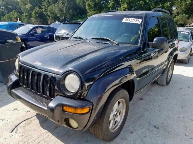 1J4GK58K73W533664 - 2003 JEEP LIBERTY LI BLACK photo 2