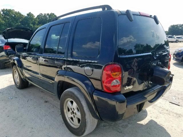 1J4GK58K73W533664 - 2003 JEEP LIBERTY LI BLACK photo 3