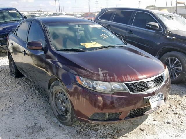 KNAFU4A2XB5357064 - 2011 KIA FORTE EX BURGUNDY photo 1