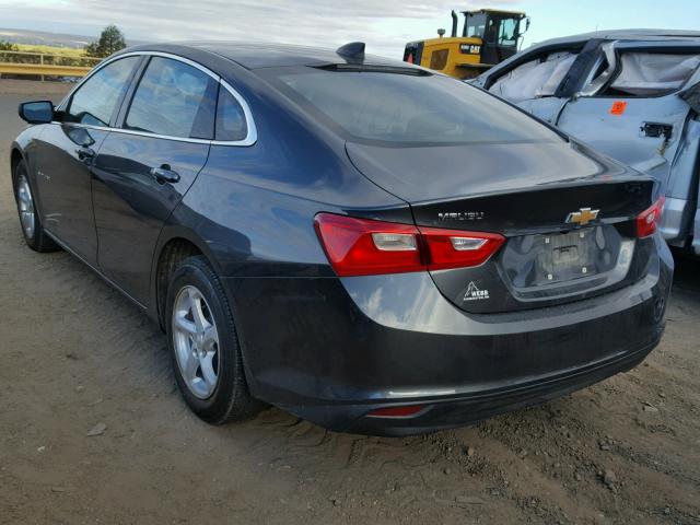 1G1ZB5ST2JF216669 - 2018 CHEVROLET MALIBU LS 石墨色 照片 3