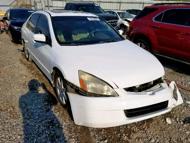 1HGCM66563A031678 - 2003 HONDA ACCORD EX WHITE photo 1