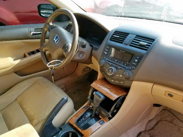 1HGCM66563A031678 - 2003 HONDA ACCORD EX WHITE photo 9