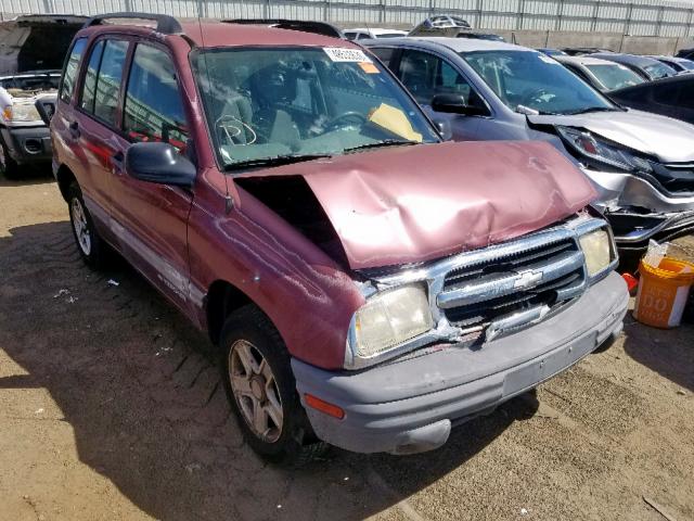 2CNBE13C536924186 - 2003 CHEVROLET TRACKER RED photo 1