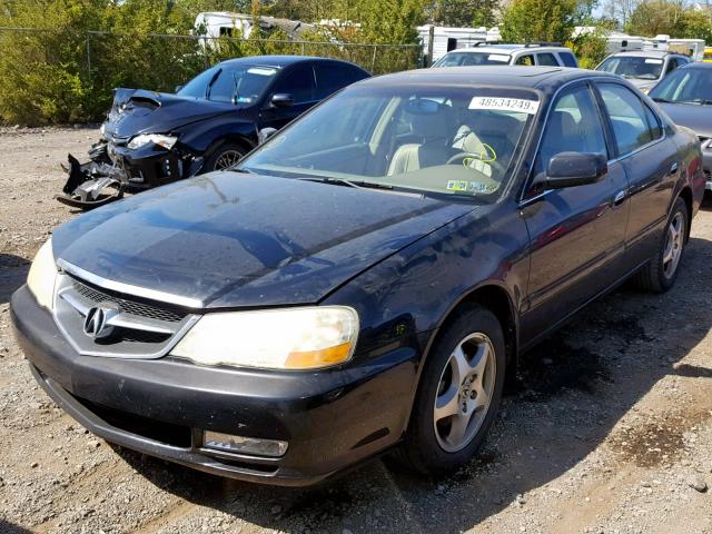 19UUA566X2A060325 - 2002 ACURA 3.2TL BLACK photo 2