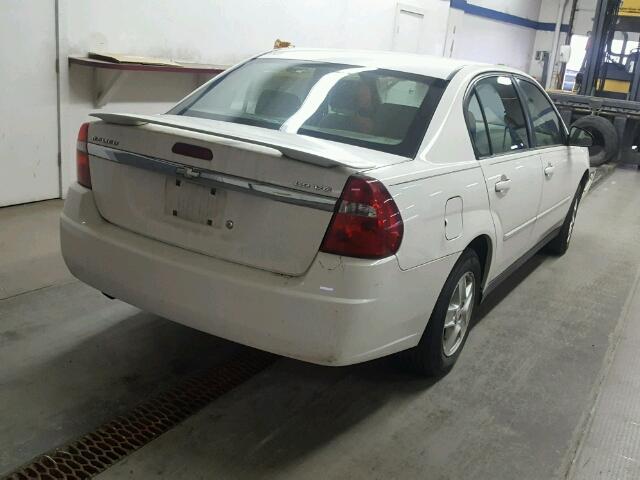 1G1ZT54805F269642 - 2005 CHEVROLET MALIBU LS 白色 照片 4