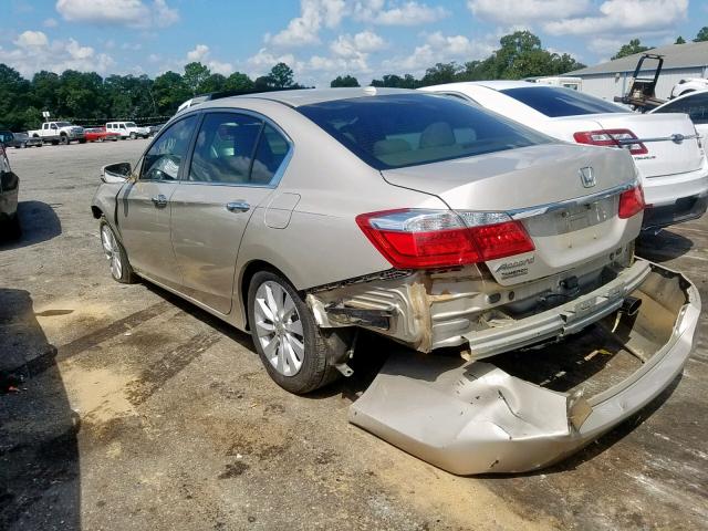 1HGCR2F88DA122229 - 2013 HONDA ACCORD EXL GOLD photo 3