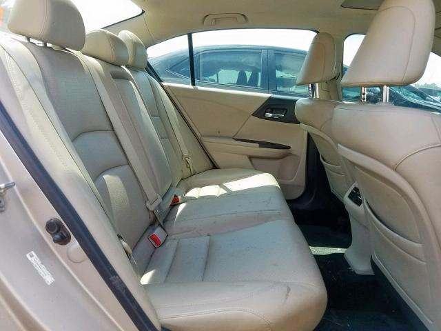 1HGCR2F88DA122229 - 2013 HONDA ACCORD EXL GOLD photo 6