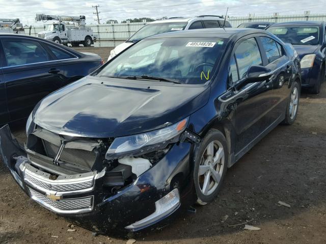 1G1RB6E4XCU114481 - 2012 CHEVROLET VOLT BLACK photo 2