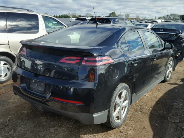 1G1RB6E4XCU114481 - 2012 CHEVROLET VOLT BLACK photo 4