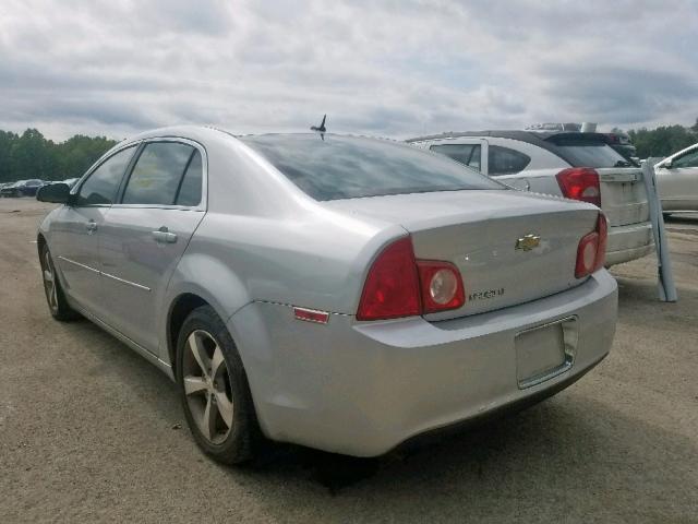 1G1ZC5E14BF228296 - 2011 CHEVROLET MALIBU 1LT SILVER photo 3
