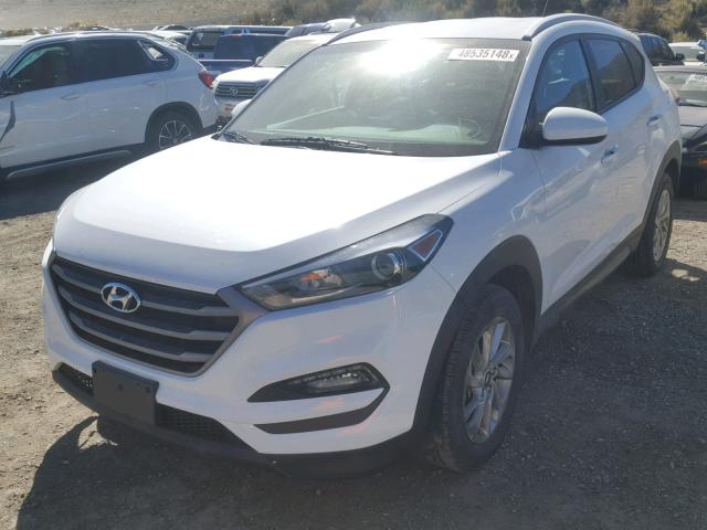 KM8J3CA43GU102339 - 2016 HYUNDAI TUCSON LIM WHITE photo 2