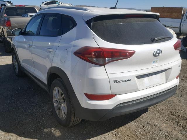 KM8J3CA43GU102339 - 2016 HYUNDAI TUCSON LIM WHITE photo 3