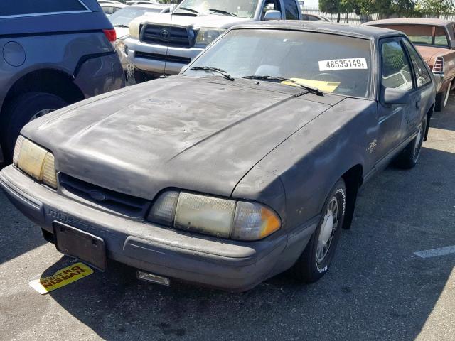 1FABP41A3JF174894 - 1988 FORD MUSTANG LX BLACK photo 2