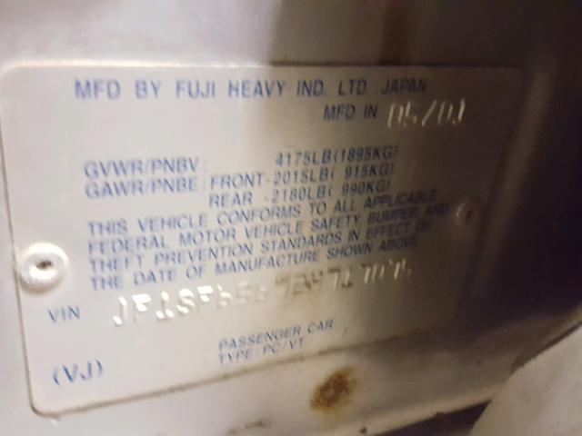 JF1SF65672H717075 - 2002 SUBARU FORESTER S SILVER photo 10