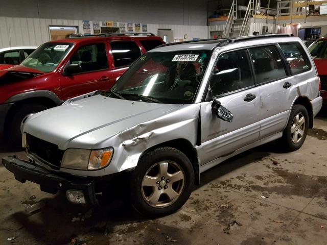 JF1SF65672H717075 - 2002 SUBARU FORESTER S SILVER photo 2