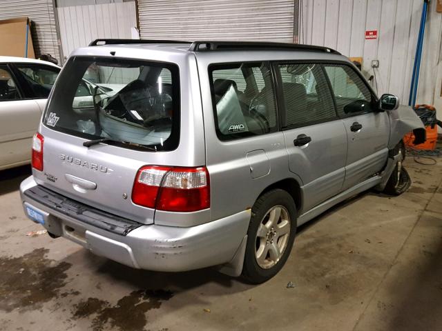 JF1SF65672H717075 - 2002 SUBARU FORESTER S SILVER photo 4