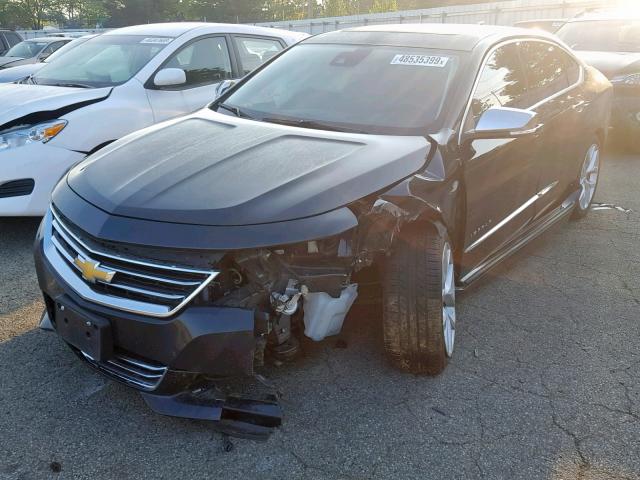 1G1165S32FU115359 - 2015 CHEVROLET IMPALA LTZ GRAY photo 2