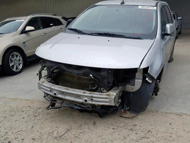 2FMDK3JC2ABB24191 - 2010 FORD EDGE SEL SILVER photo 9