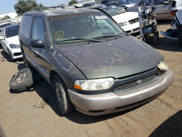 4N2XN11T8YD808144 - 2000 NISSAN QUEST SE GREEN photo 1