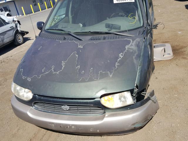 4N2XN11T8YD808144 - 2000 NISSAN QUEST SE GREEN photo 9