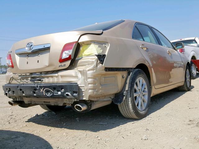 4T1BK3EK7BU126216 - 2011 TOYOTA CAMRY SE GOLD photo 4